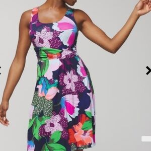 Soma Soft Jersey Draped Empire Short Bra Dress Size Medium NWT